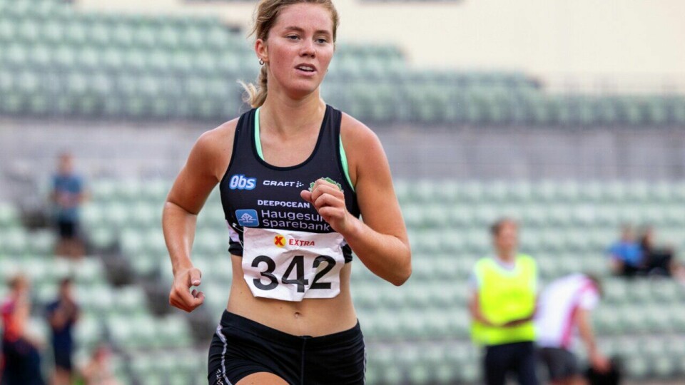 NM friidrett avsluttes i dag: Hvem vinner 1500 m og 10000 m? Sommerstevnet, Bislett - KS 1500m - Kristine Lande Dommersnes (342)