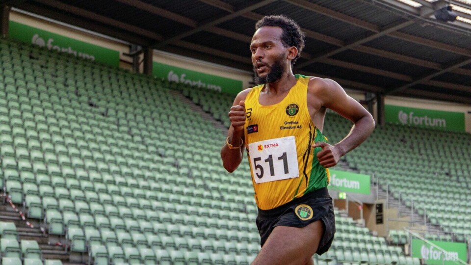 NM friidrett avsluttes i dag: Hvem vinner 1500 m og 10000 m? Sommerstevnet, Bislett - MS 5000m - Awet Nftalem Kibrab (511)