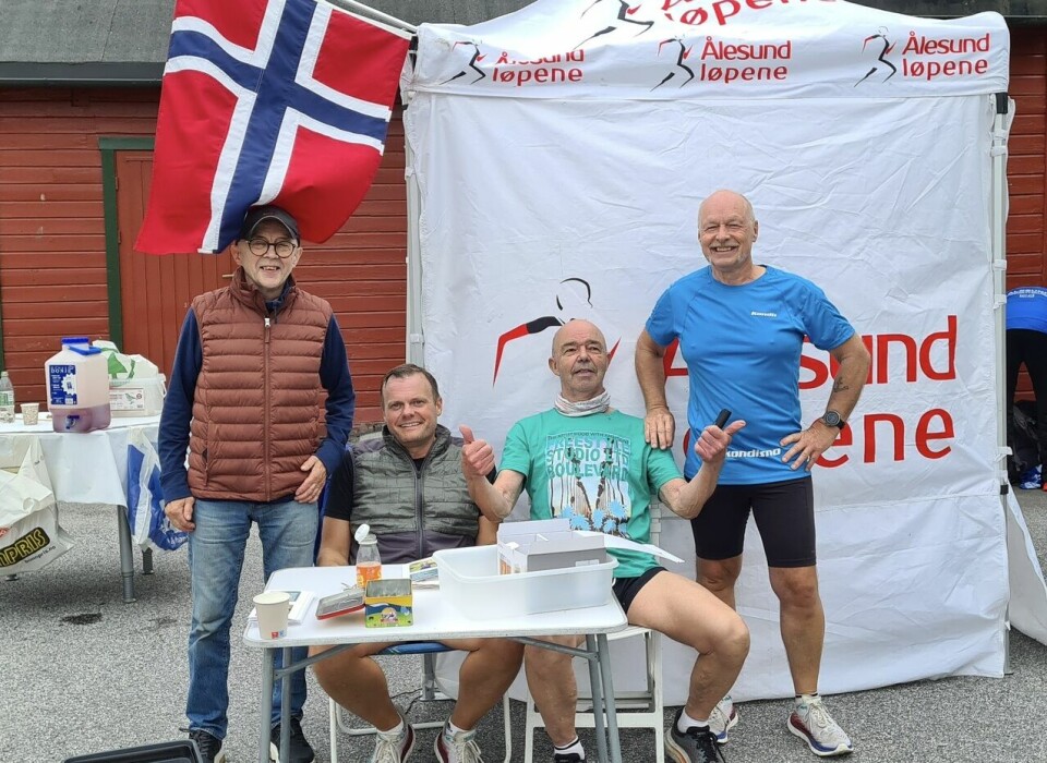 Njål Tyssing vant 10 km i Vasstrandmila i Ålesund Arrangør