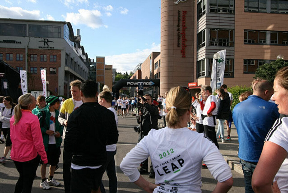 Mange løp Leap Oslo lørdag