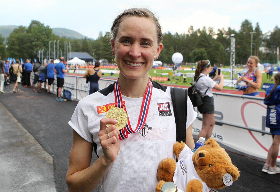 NM friidrett avsluttes i dag: Hvem vinner 1500 m og 10000 m? Hedda_Hynne_gull_800m_A20G0917.jpg