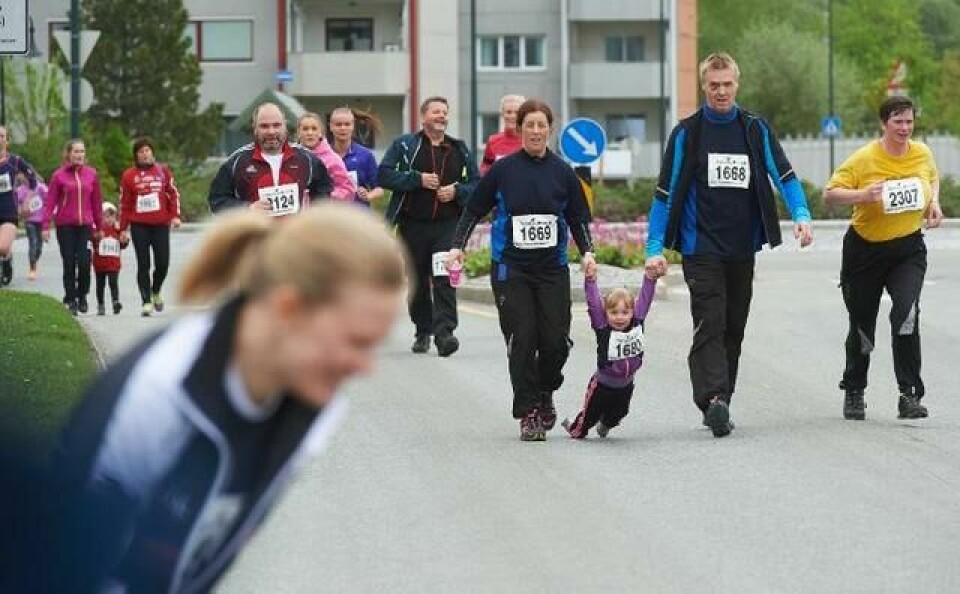 Namsosløpet doblet deltakelsen. Sondre Moen godt fornøyd Nei_vi_er_ikke_paa_Slependen_Foto_Bjoen_Tore_Ness_640x396.jpg