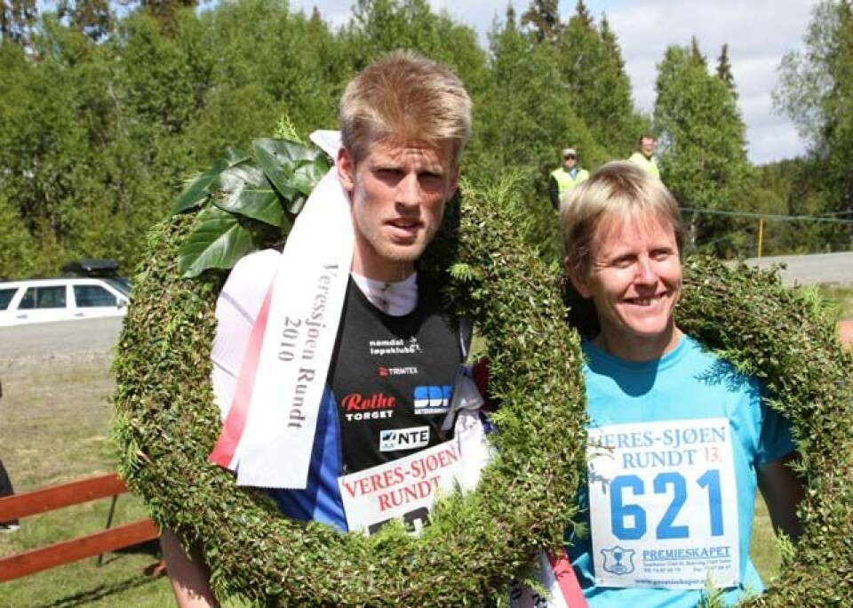 Veressjøen Rundt - seier til Bach og Vehus ole_marius og ann_sissel