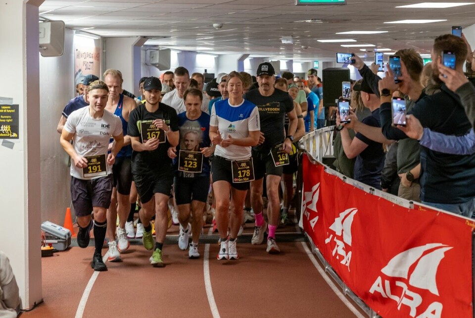 Starten på årets 24-timers løp på Bislett. Foto: Samuel Hafsahl Starten på årets 24-timers.