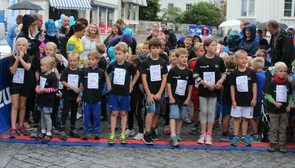 Våt, men strålende debut for Grimstad maraton Boernefelt.jpg