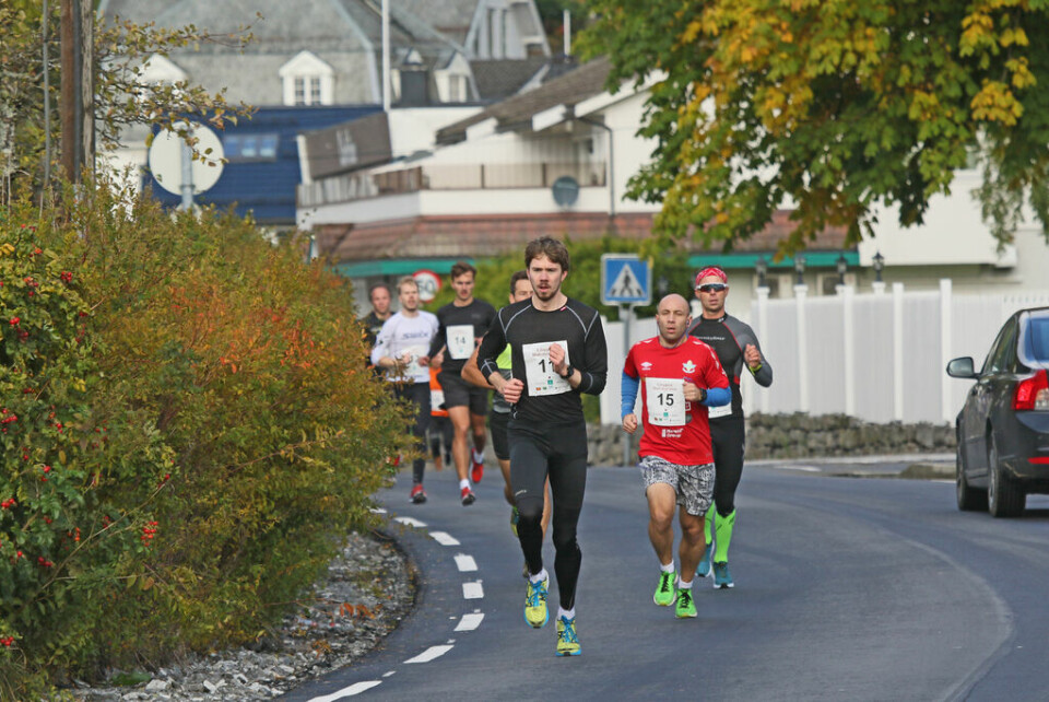 Bendik Grimsbø vant på tiden 1.15.43. Einar Orten Trovåg perset og vant seniorklassen med tiden 1.19.32. Foto - Svein Hjelmeset Bendik Grimsbø vant på tiden 1.15.43. Einar Orten Trovåg perset med tiden 1.19.32. Foto - Svein Hjelmeset