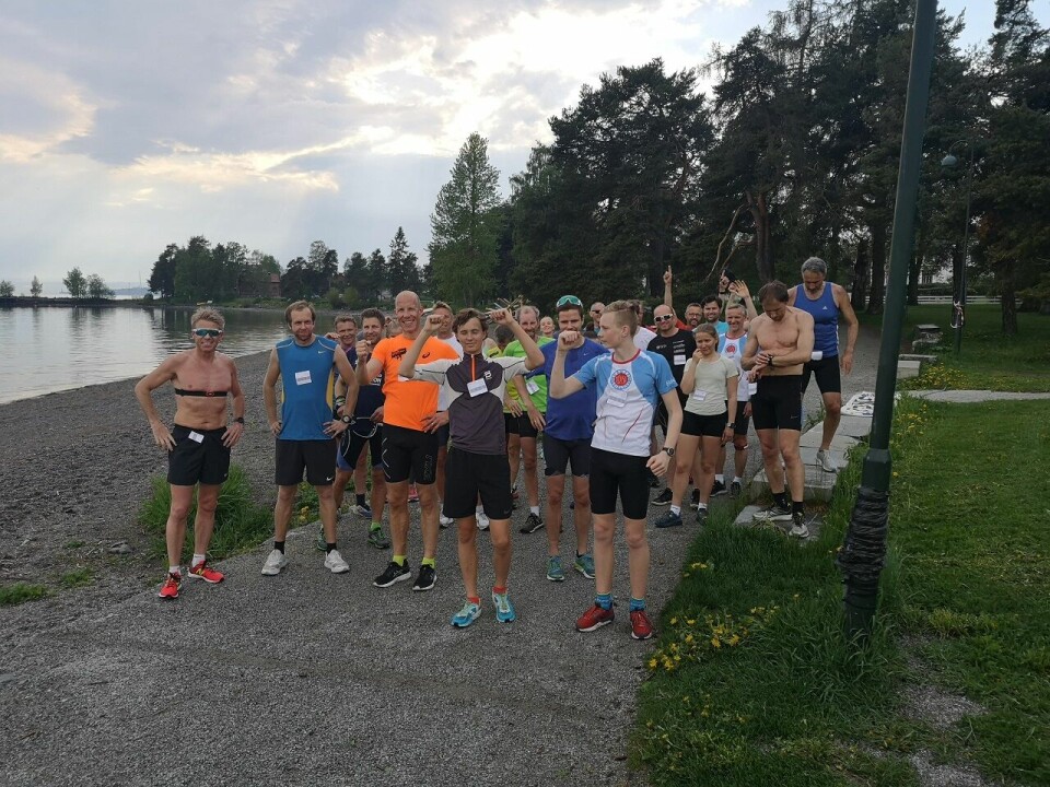 Fra starten på fjorårets løp i Gå-joggen arrangert av M3Helse på Koigen. (Foto: Jo Reistad) Fra starten på fjorårets løp i Gå-joggen arrangert av M3Helse på Koigen. (Foto: Jo Reistad)
