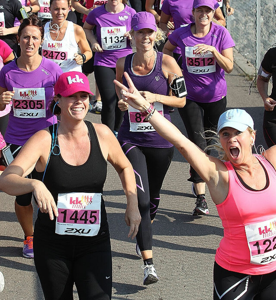 4361 løp 'fem' og ti kilometer i KK-mila Start_V-tegnet_A20G4764.jpg