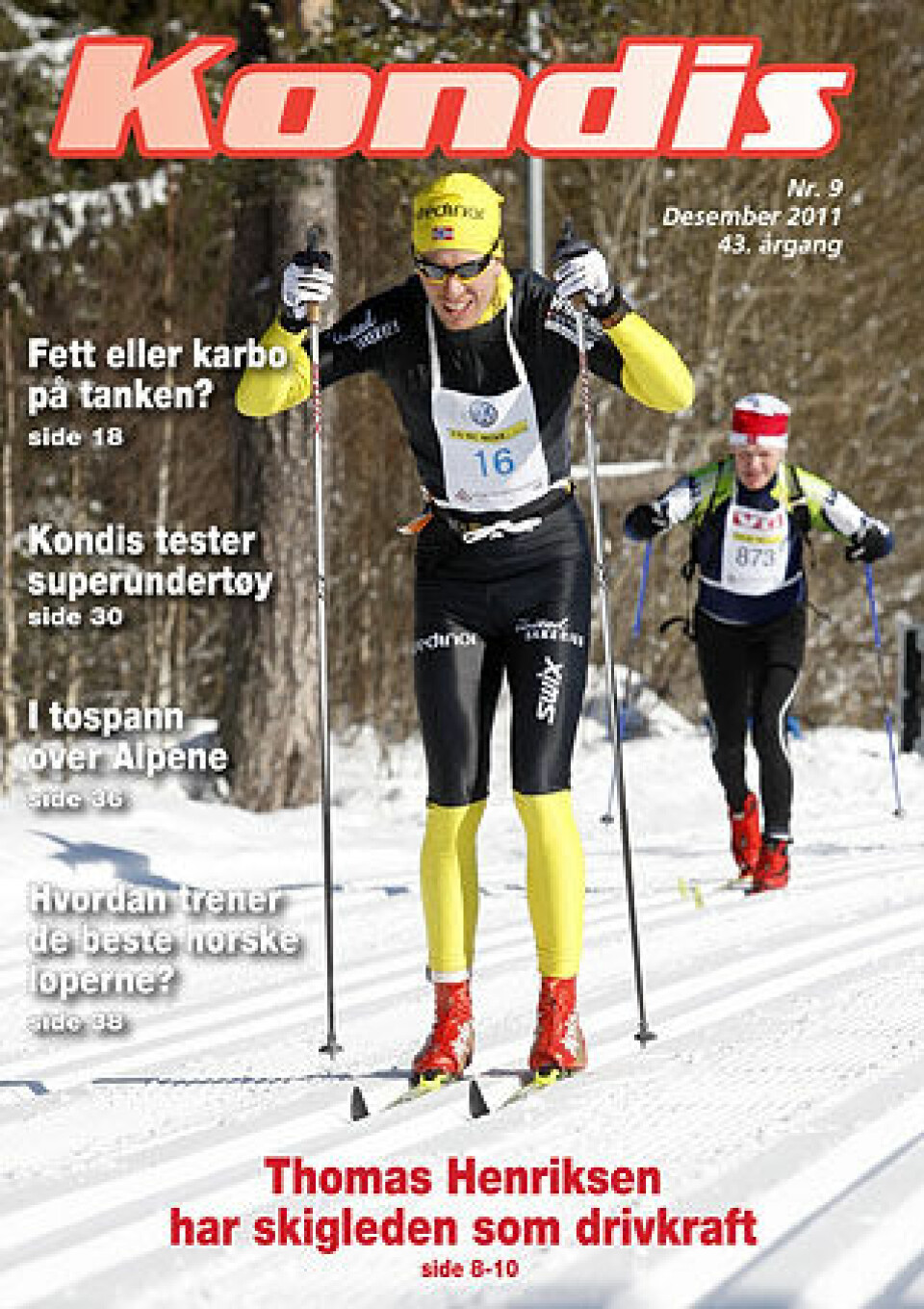 Julenummeret på vei Forside Kondis_2011_nr9_320