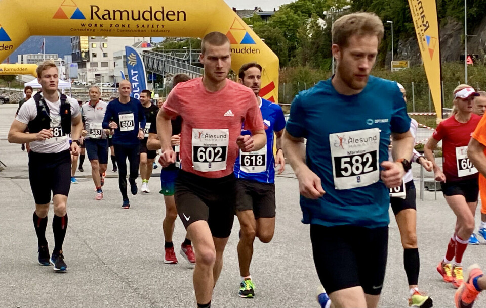 Endelig blei det maraton i Ålesund Sentrum Maraton_Johannes_Loekkeborg