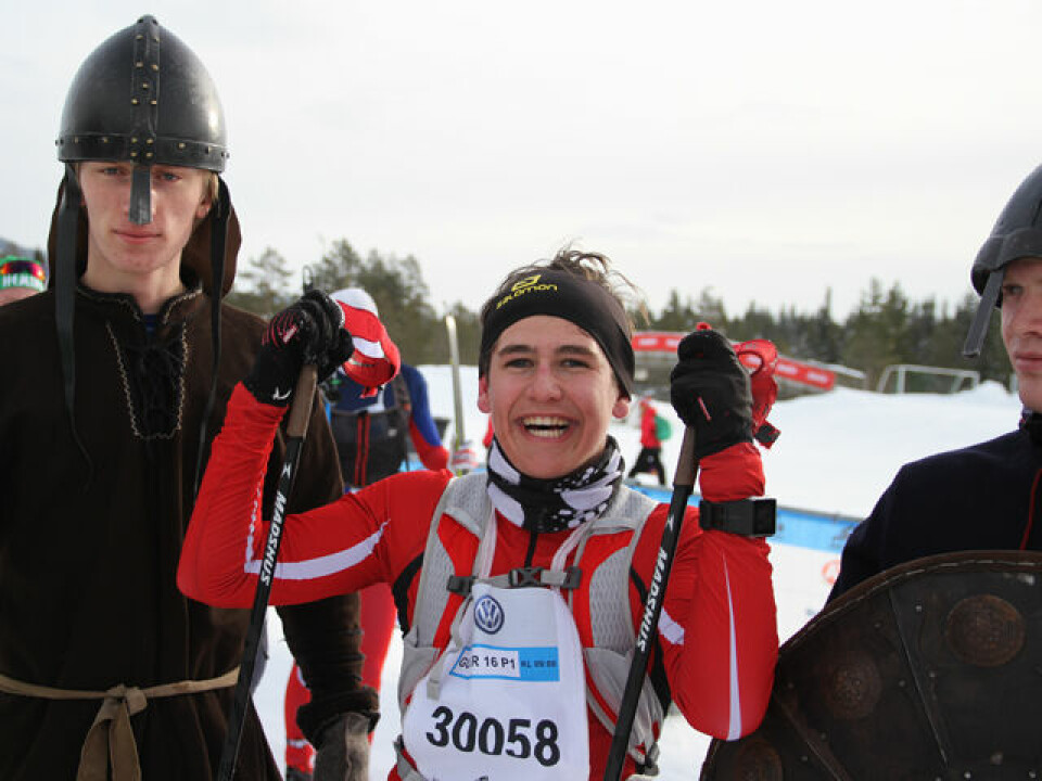Rekord i UngdomsBirken - 2452 i mål på Birkebeineren skistadion UBirk-G16_vinner.jpg