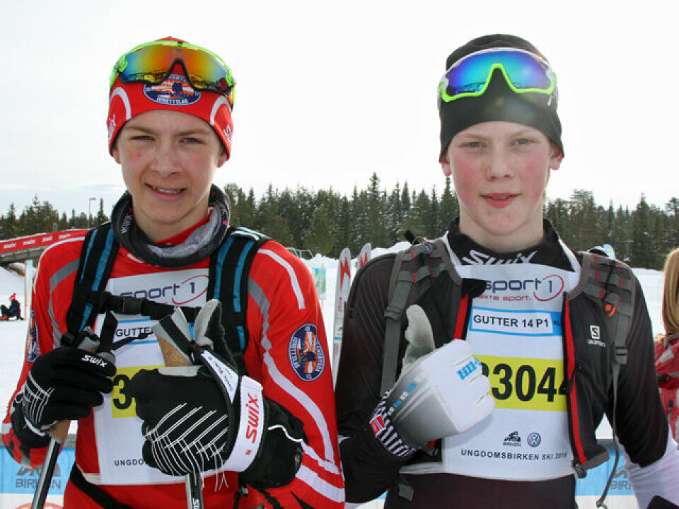 Rekord i UngdomsBirken - 2452 i mål på Birkebeineren skistadion UBirk-065_G14_2-av-3paapalle.jpg