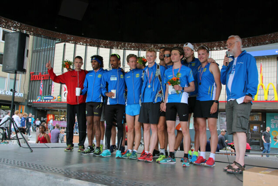 Team Lerøy Hitra og Namdal Løpeklubb vant St. Olavsloppet IMG_3917.jpg