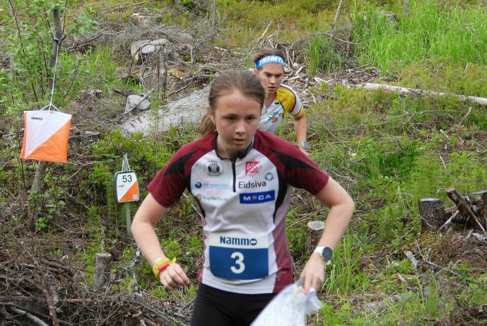 Kravdal og Kleppa Madslien vant det 3. løpet i Nammo-cupen Marie Kravdal vant D17-20.jpg