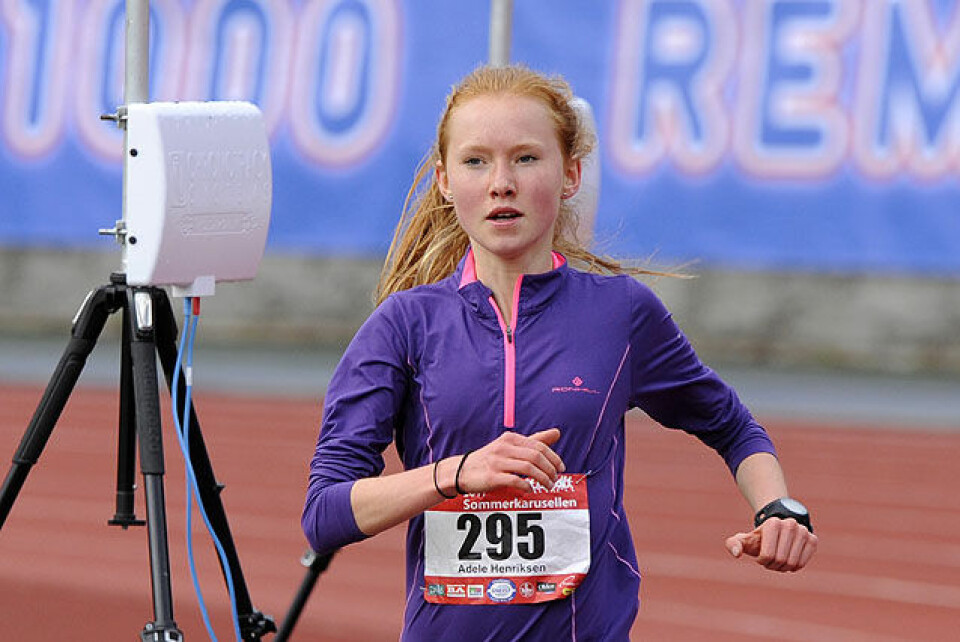 Adele Henriksen vinner 5km i Head Energy Sommerkarusellen. Adele Henriksen vinner 5km i Head Energy Sommerkarusellen.