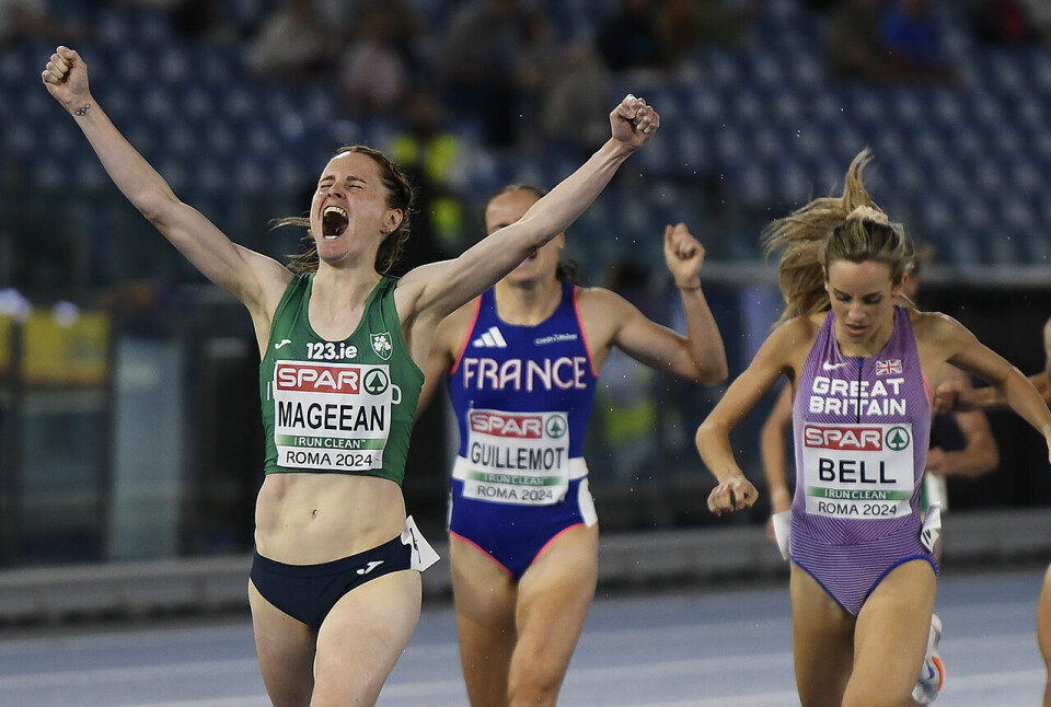 Det var en drøm som gikk i oppfyllelse for Ciara Mageean da hun tok EM-tittelen på 1500 meter. (Alle foto: Bjørn Johannessen) Ciara Mageean jubler