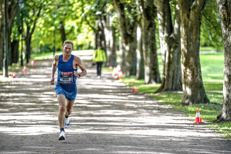 Sven Kilander da han debuterte på maraton med 2.32.23 i Oslo i 2022. (Foto: Privat) Sven Kilander da han debuterte på maraton med 2.32.23 i Oslo i 2022. (Foto: Privat)