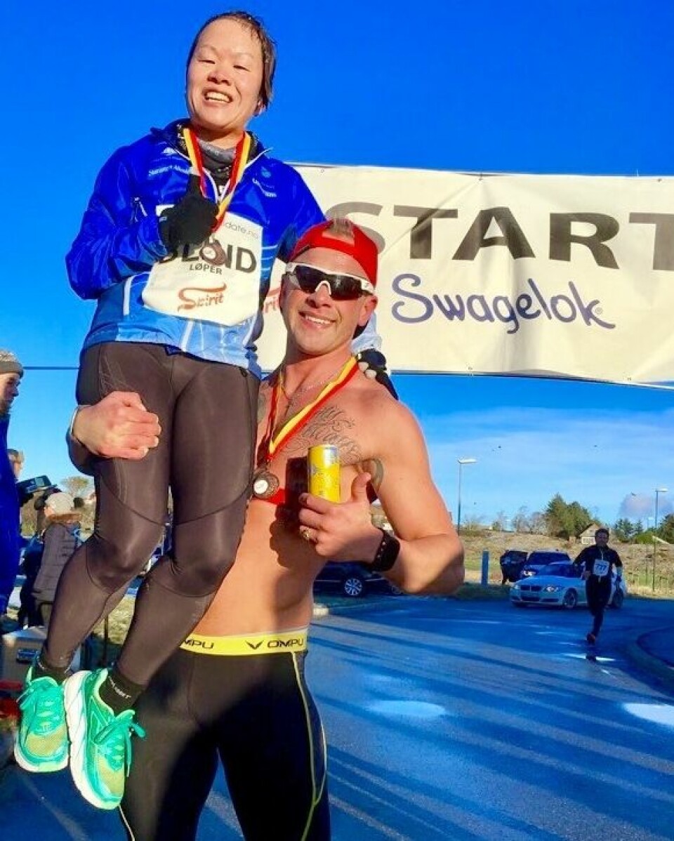 Eline og Håkon skal profilere Spitsbergen Marathon Eline_Håkon_Solastranden_Halv_2017 (581x725).jpg