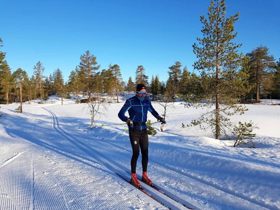Simen Østensen og Sofia Johansson vant Holmenkollmarsjen Romeriksåsen.jpg