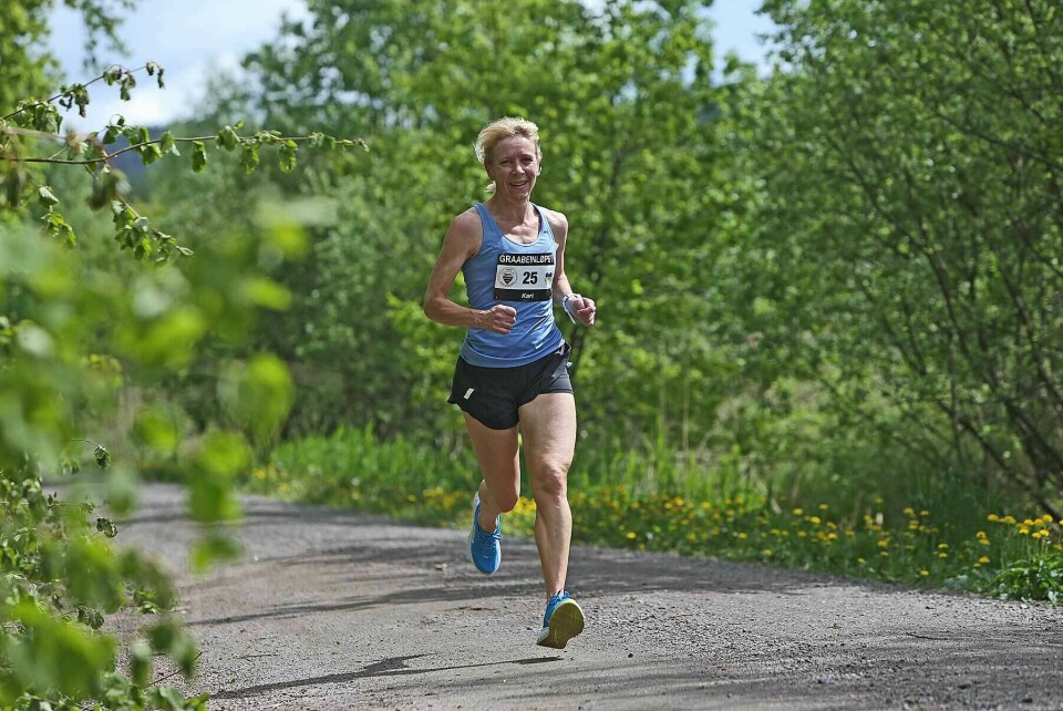 Graabeinløpet over all forventning Graabeinlopet - Kari Brekke - vinner 45 - 49.jpg