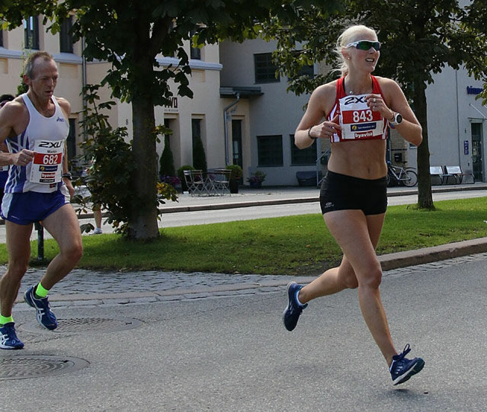 Gode tider og deltakerrekord i sommerlig Drammensmaraton 10km_Astrid_Soerset_Brathaug_IMG_0437.jpg