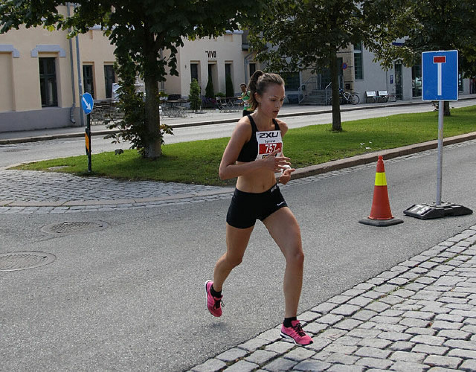 Gode tider og deltakerrekord i sommerlig Drammensmaraton 10km_Synnoeve_Mo_IMG_0445.jpg