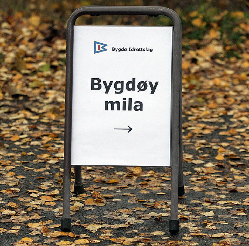 Bygdøymila i høstfarger