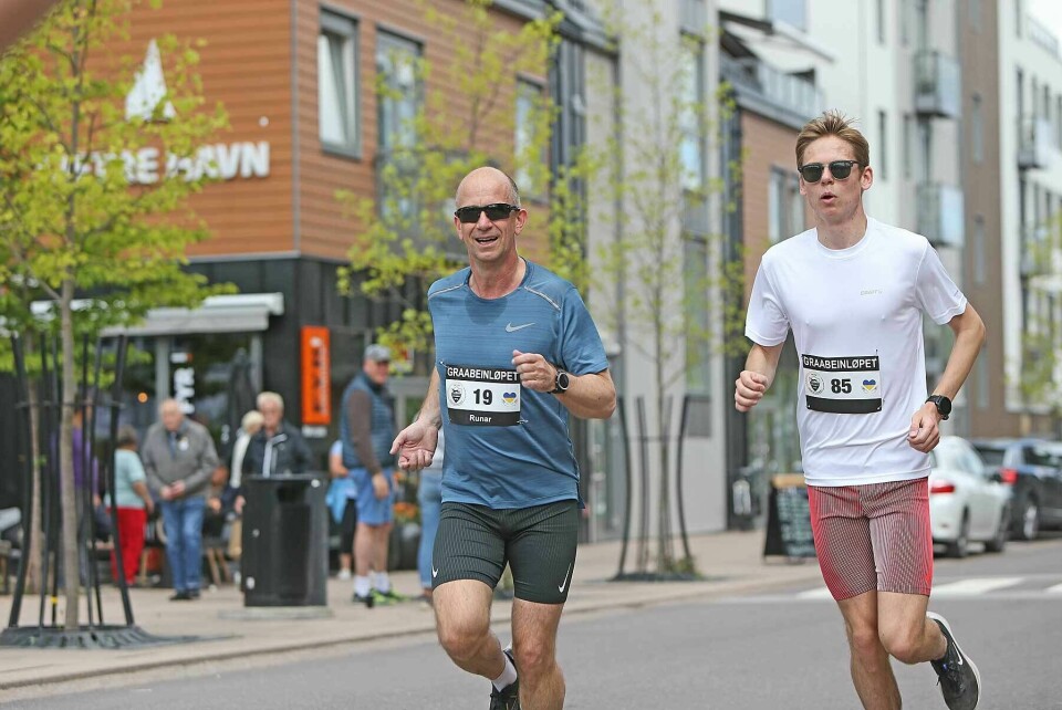 Graabeinløpet over all forventning Graabeinlopet- Runar Homble og sonnen Erlend.jpg