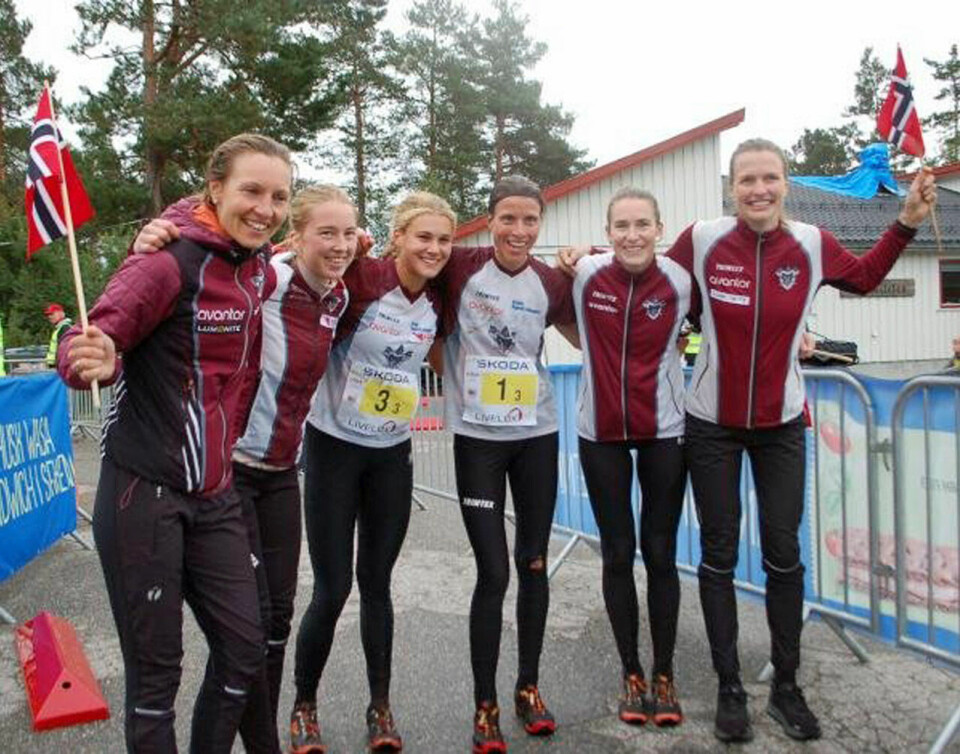 Stafettgull til Nydalen og Halden i NM orientering NMstafettdamer