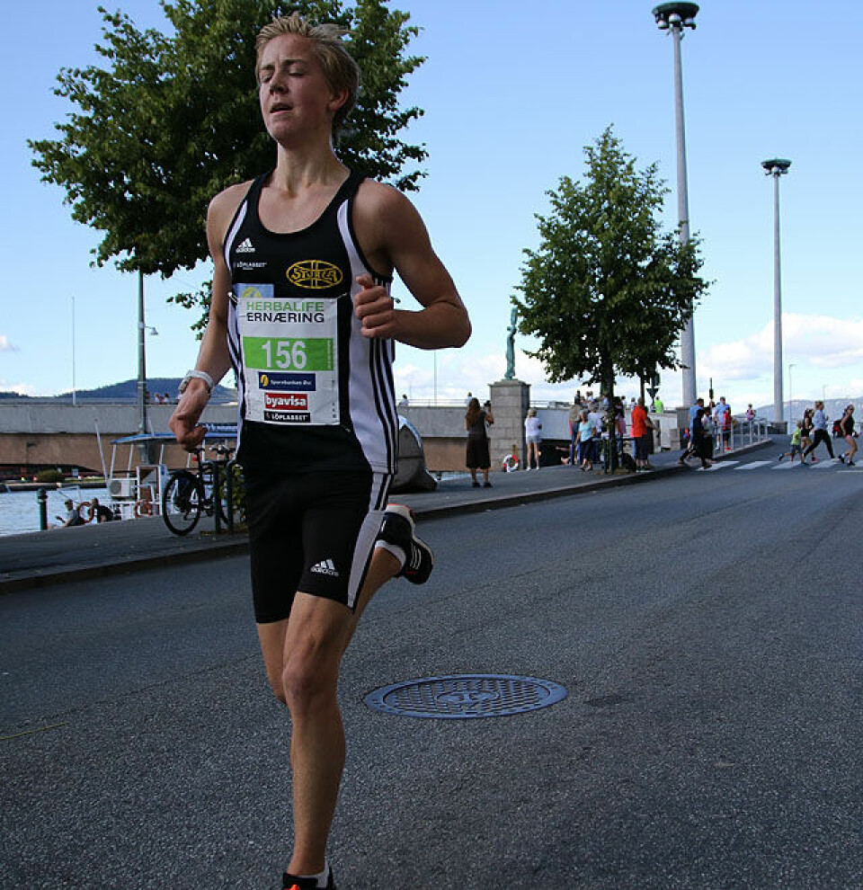 Gode tider og deltakerrekord i sommerlig Drammensmaraton 5km_AAdne_Karlsen_Bekkestad_IMG_0358.jpg