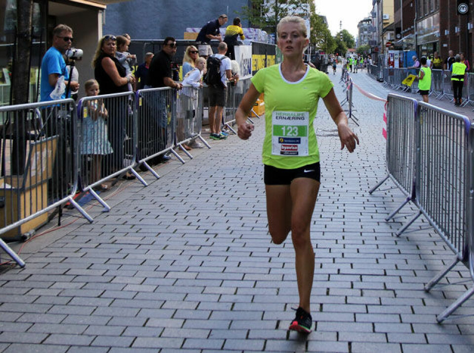 Gode tider og deltakerrekord i sommerlig Drammensmaraton 5km_Karianne_Dalen_IMG_0379.jpg