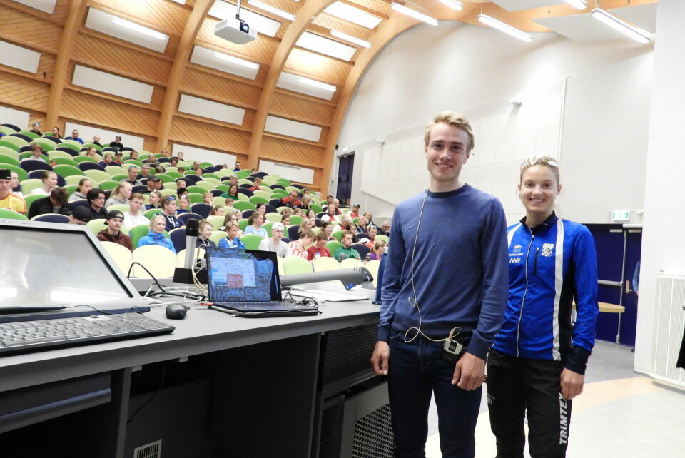 Kasper Fosser holdt foredag her sammen med Simona Aebersold. (Foto: Stein Arne Negård) Kasper Fosser holdt foredag her sammen med Simona Aebersold. (Foto: Stein Arne Negård)