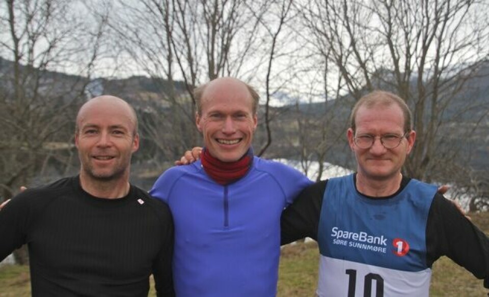 Tre beste. Fra venstre Bjørn Ole Vassbotn, Jan Ketil Vinnes og Are Uran. Foto: Martin Hauge-Nilsen Tre beste. Fra venstre Bjørn Ole Vassbotn, Jan Ketil Vinnes og Are Uran. Foto: Martin Hauge-Nilsen