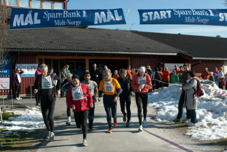 Nesten 450 var med i Hitra Maraton