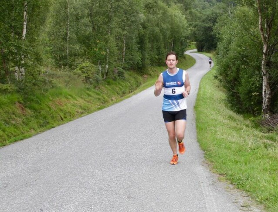 Joachim Tranvåg vant halvmaraton på Hareid Matthias_Christl