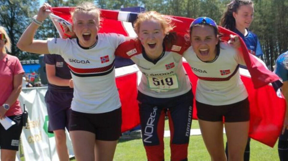 Sølv til Norge i junior-VM stafetten jrvm_stafett
