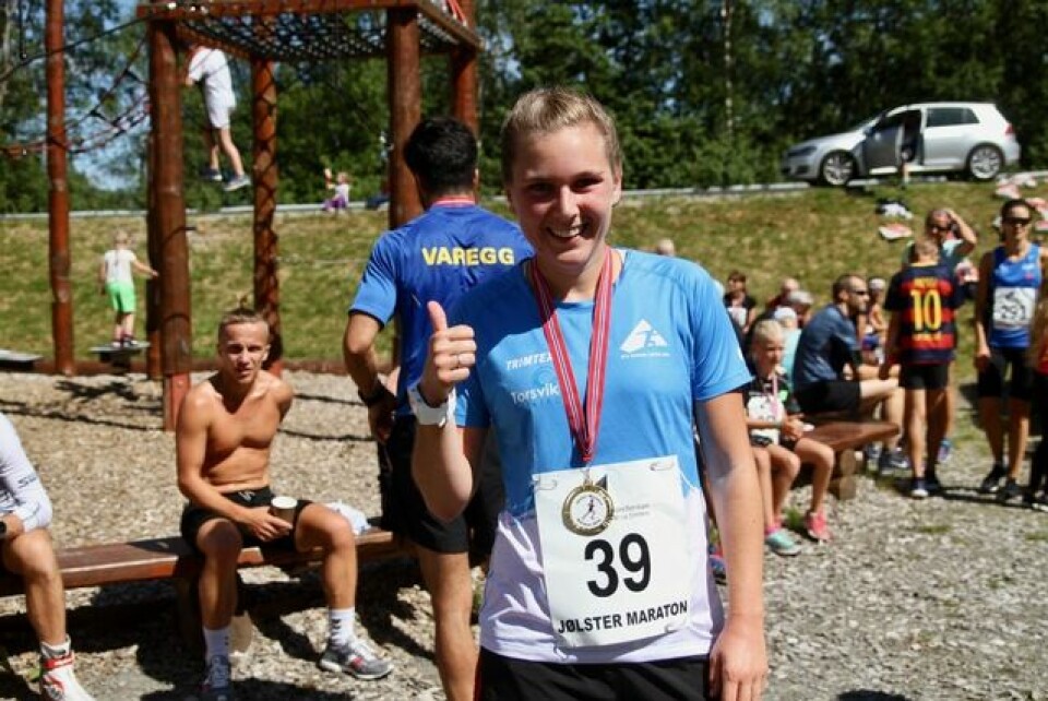 368 løpere i konkurranseklassene i Jølster Maraton Cecilie_Landro