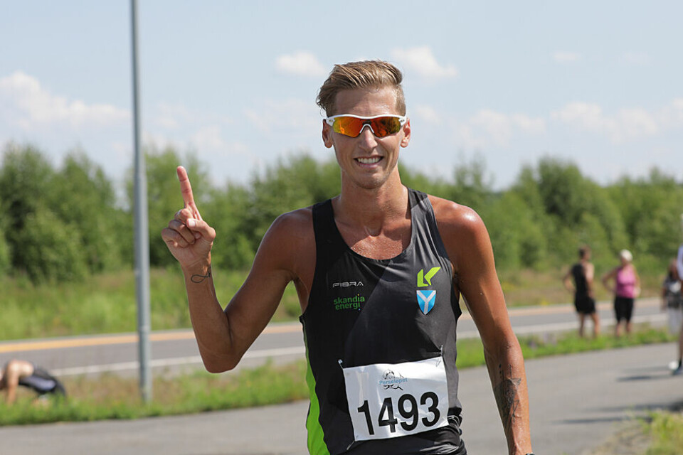 Kristian Tjørnhom fra Kristiansand Løpeklubb var helt suveren på 5 km under Perseløpet lørdag. (Foto: Bjørn Hytjanstorp) Kristian Tjørnhom fra Kristiansand Løpeklubb var helt suveren på 5 km under Perseløpet lørdag. (Foto: Bjørn Hytjanstorp)
