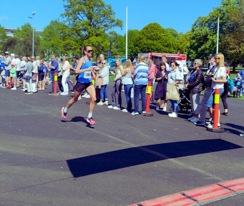 Flott vær og gode prestasjoner da Sandefjordløpet ble arrangert for 44. gang Vinner kvinner 10 km.png