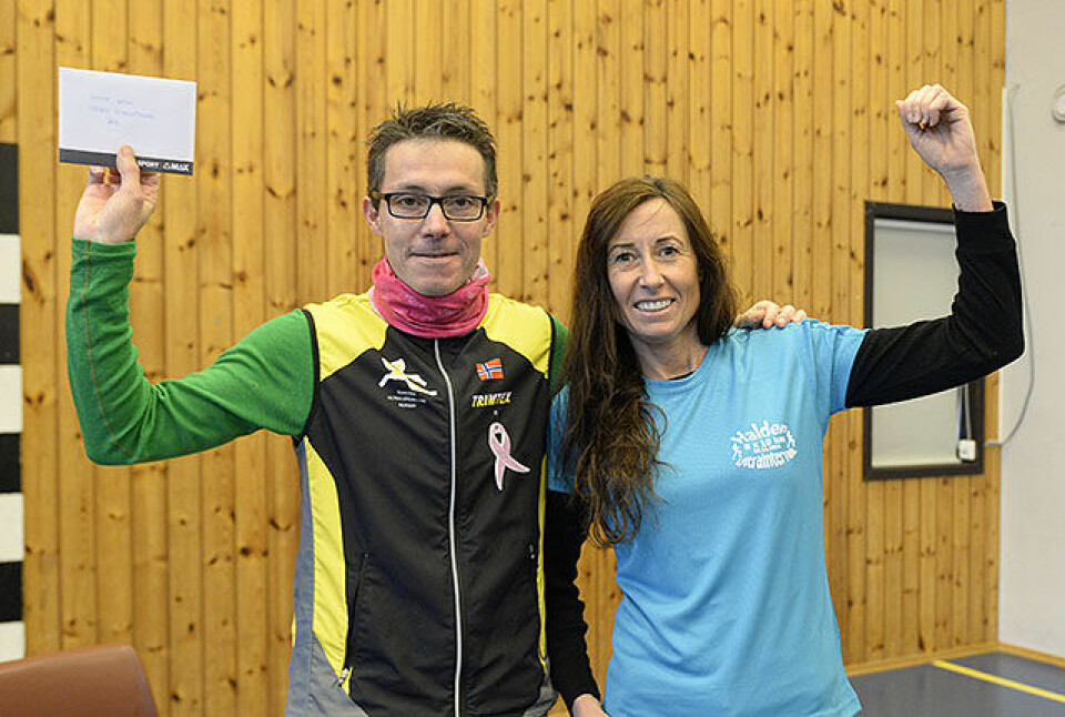 Arne Martinius Lindstad og Jorunn Hagesæther vant åttende utgave av Halden Ultraintervall. (Alle foto: Bjørn Johannessen) Arne Martinius Lindstad og Jorunn Hagesæther vant åttende utgave av Halden Ultraintervall. (Alle foto: Bjørn Johannessen)