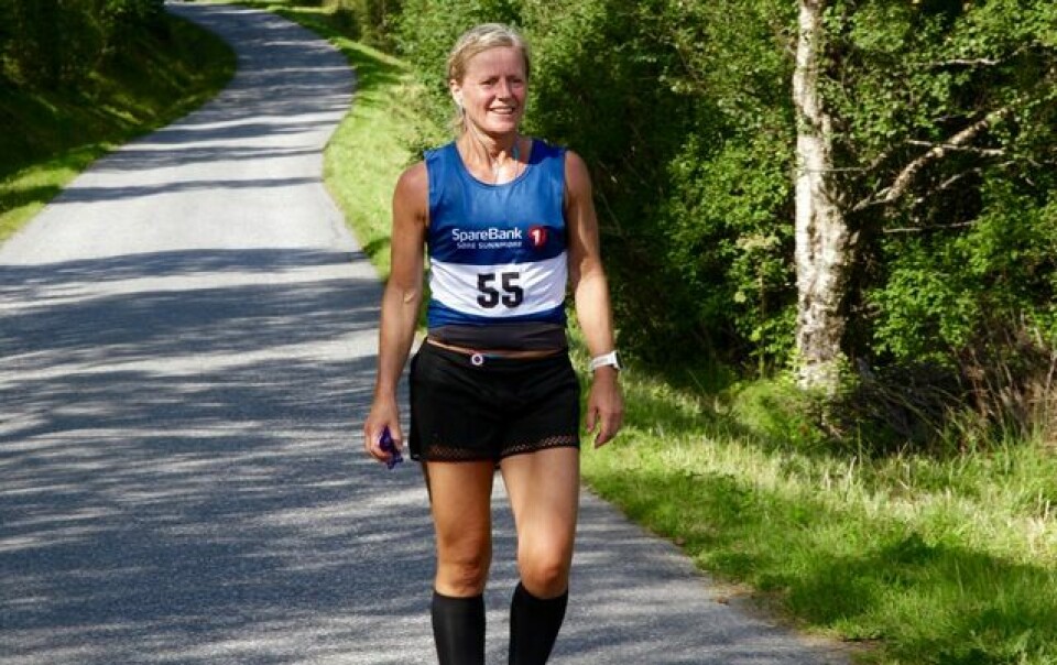 Joachim Tranvåg vant halvmaraton på Hareid Venke_Hustoft_Aaland