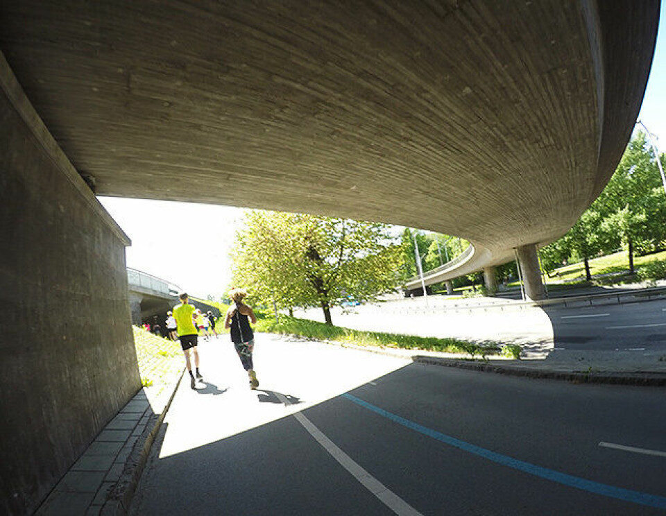 Trippel norsk i 15-årsklassen i CityVarvet i Göteborg cityvarvet-underveis-G0220688.jpg