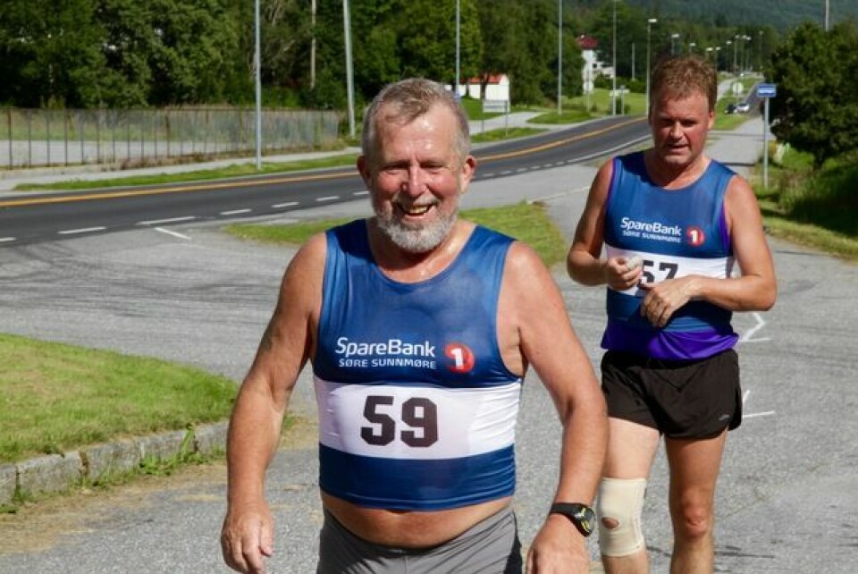 Joachim Tranvåg vant halvmaraton på Hareid Fagerlund_Kroken