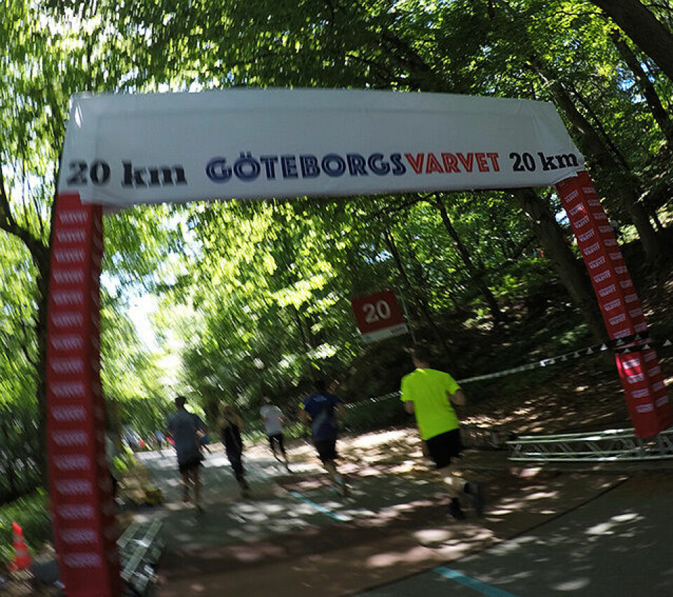 Trippel norsk i 15-årsklassen i CityVarvet i Göteborg cityvarvet-underveis-G0270763.jpg