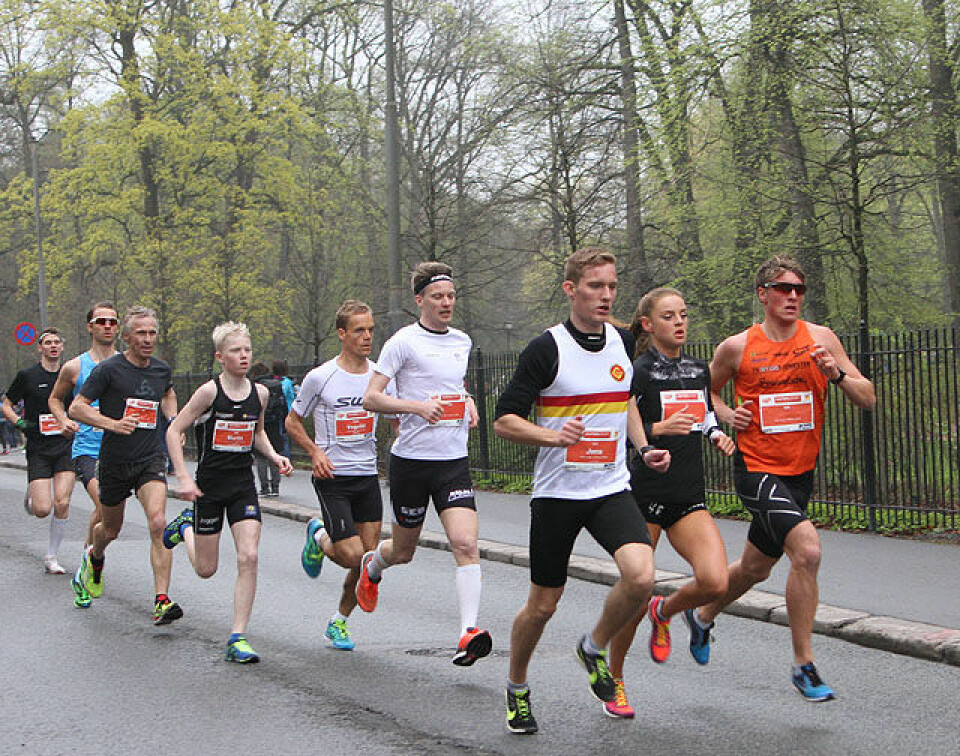 Ørjan Grønnevig og Karoline B. Grøvdal vant kaldt Sentrumsløp 10km_900m_Solheimdal_og_Moerk_IMG_7896.jpg