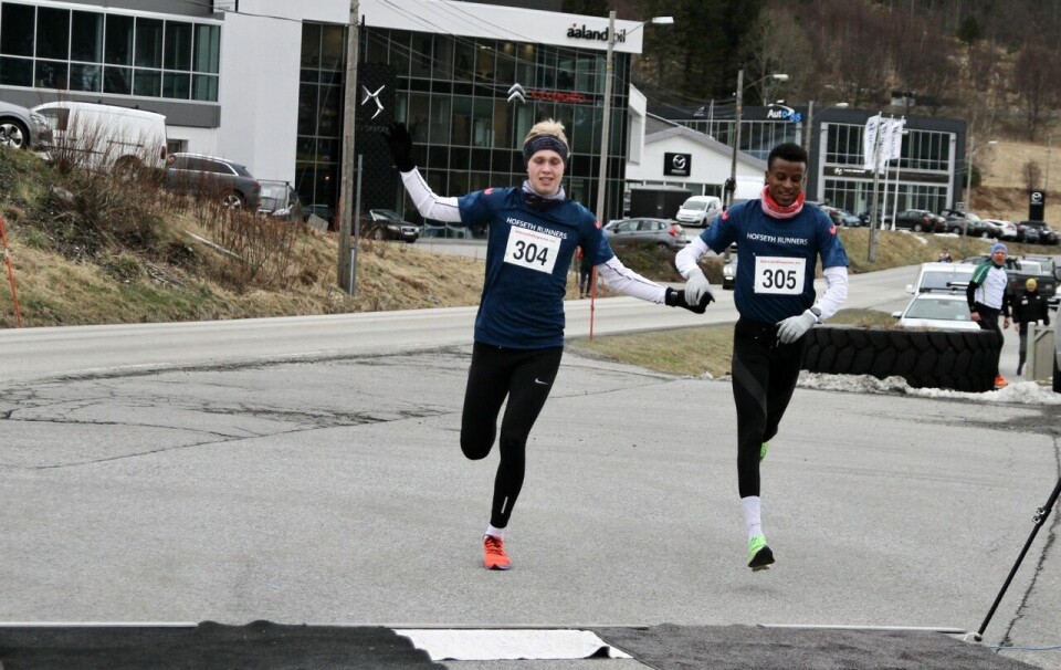 To nye løyperekorder i det siste løpet i Ålesund Vinterkarusell 10km_vinnerne_maal