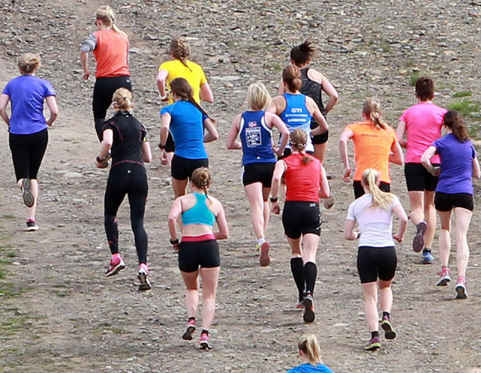 Veronika Blom vant Birkebeinerløpet for fjerde gang på rad Elite_damer_start_opp_grusbakke_A20G2853.jpg