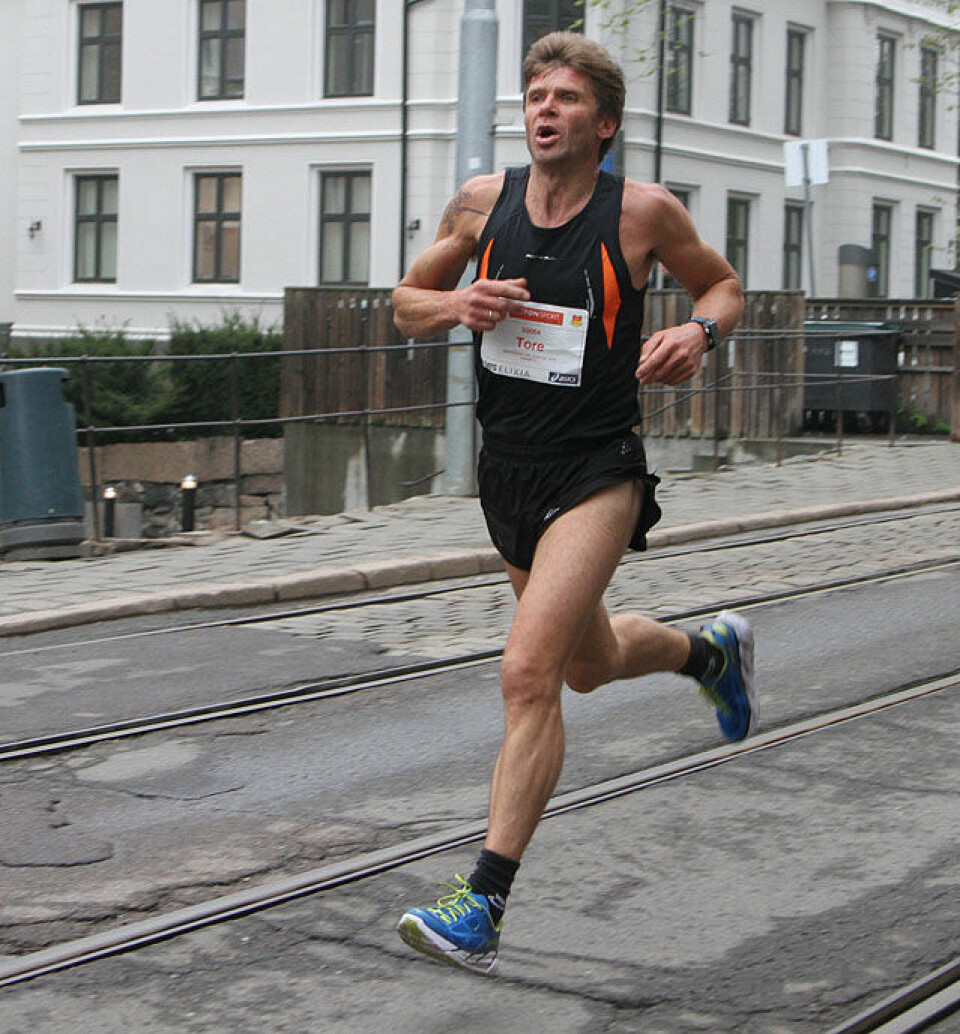 Ørjan Grønnevig og Karoline B. Grøvdal vant kaldt Sentrumsløp 5km_1,3km_Tore_Bjerkreim_IMG_9249.jpg
