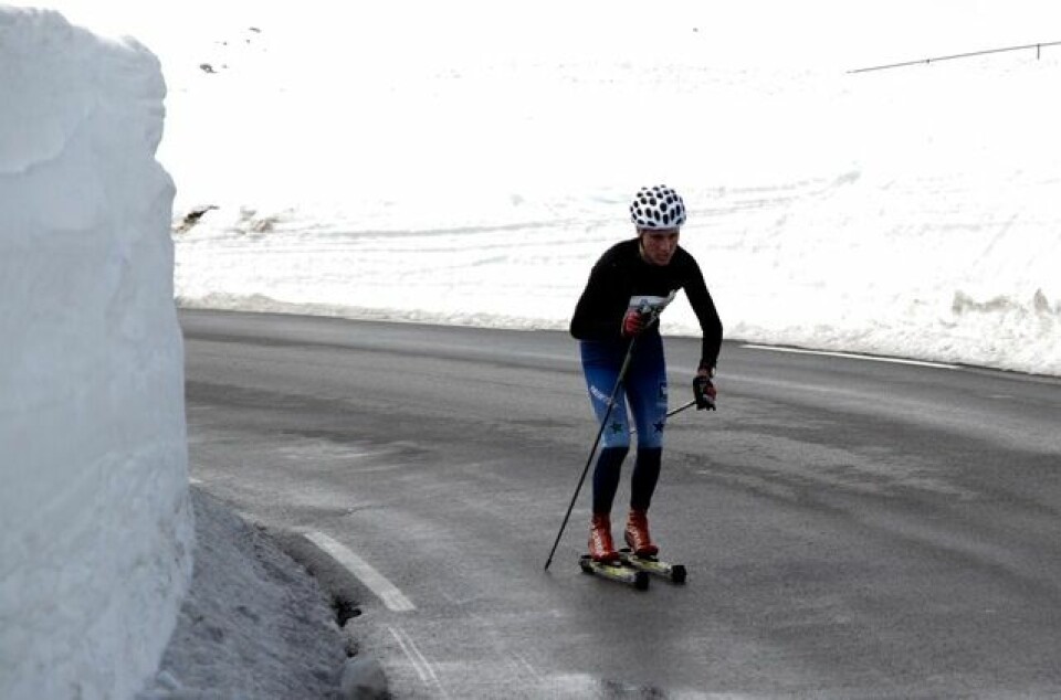 Også Nibbedobbel og rulleski i Geiranger Njaal_Gunnar_Nicolaysen
