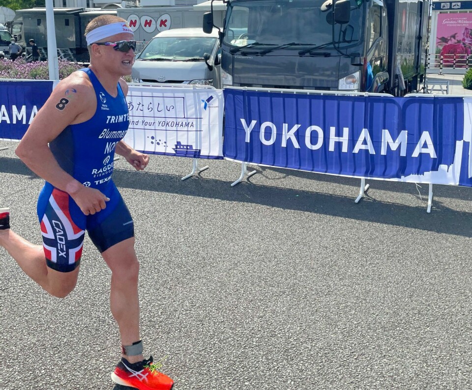 Kristian Blummenfelt startet sesongen knallsterkt med seier i Yokohama. (Foto: Arild Tveiten, Triatlonforbundet) Kristian Blummenfelt startet sesongen knallsterkt med seier i Yokohama. (Foto: Arild Tveiten, Triatlonforbundet)
